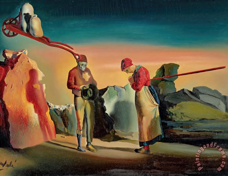 Salvador Dali Atavism at Twilight Art Painting