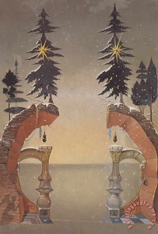 Salvador Dali Christmas Noel Art Painting