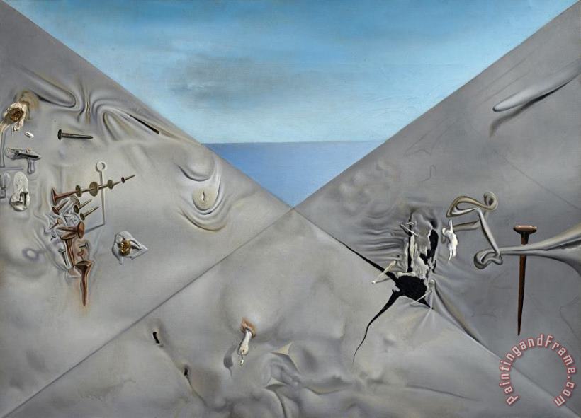 Salvador Dali Ciel Hyperxiologique Art Painting
