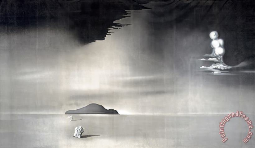Salvador Dali Desert Landscape, 1944 1945 Art Print