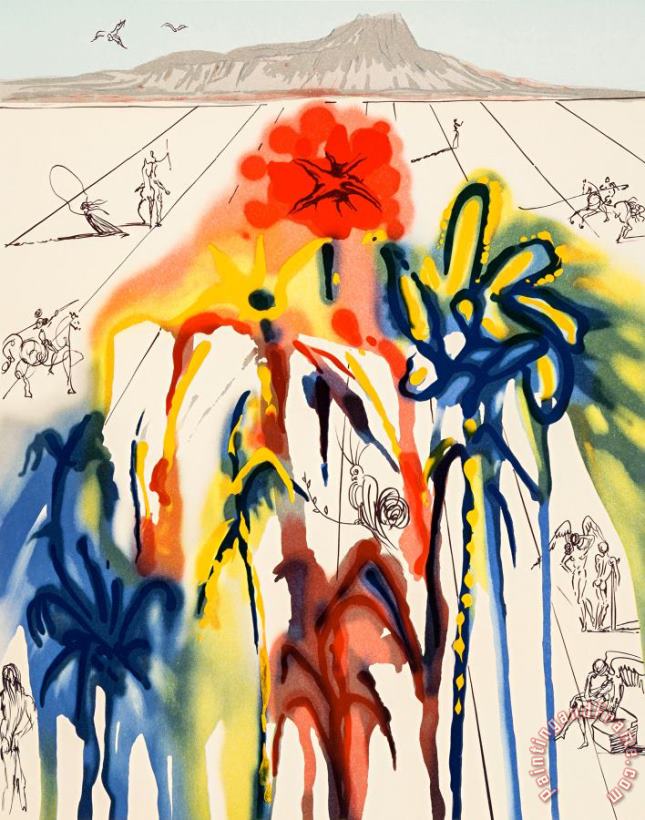 Salvador Dali Diamond Head, 1980 Art Painting