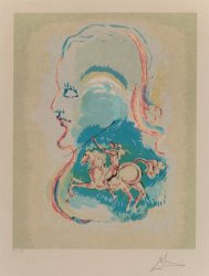 Salvador Dali Dream of a Horseman, 1979