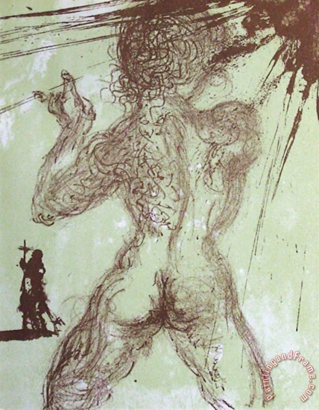 Salvador Dali Hommage a Meissonnier I Nu Gris Art Print