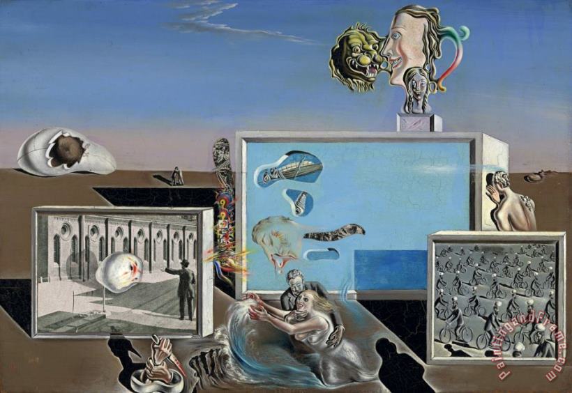 Salvador Dali Illumined Pleasures Art Painting