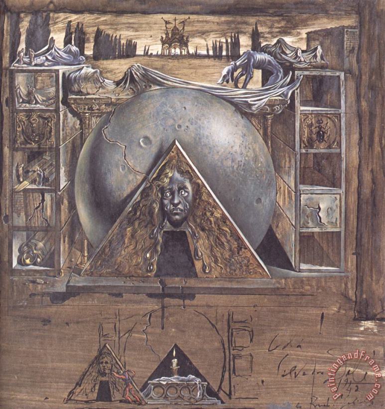 Salvador Dali Juliet S Tomb Art Painting
