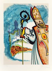 Salvador Dali King Richard, From Ivanhoe, 1977