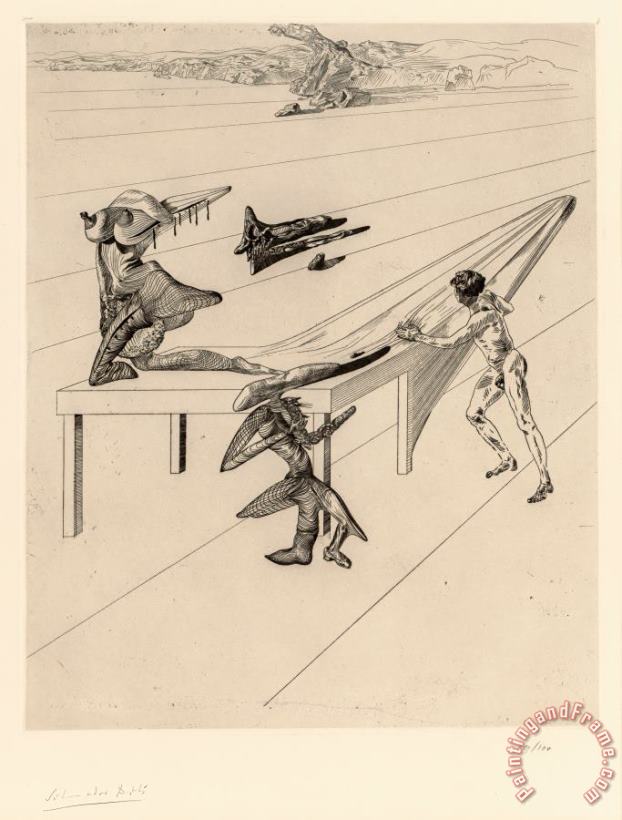 Salvador Dali L'enfant Sauterelle (the Grasshopper Child), Circa Art Print