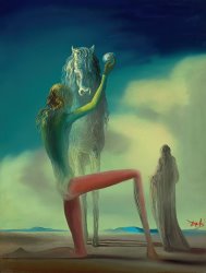 Salvador Dali Le Chevalier De La Mort, 1934