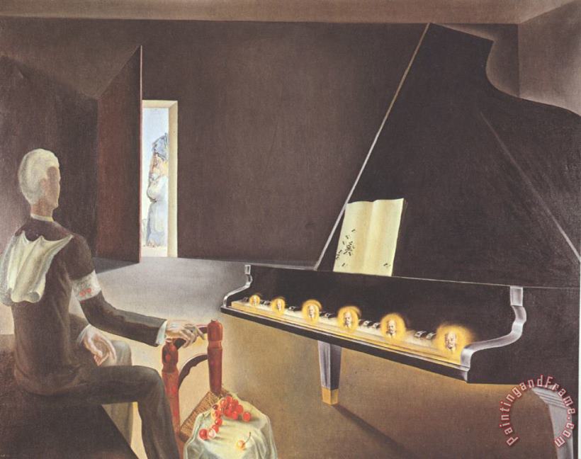 Salvador Dali Partial Hallucination Six Apparitions of Lenin on a Piano 1931 Art Painting