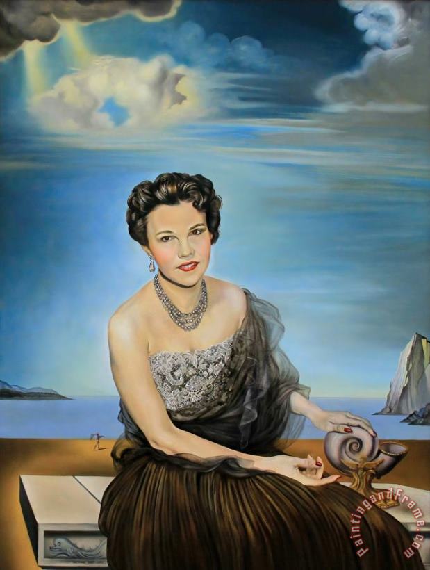 Salvador Dali Portrait of Dolores Suero Falla, 1955 Art Print