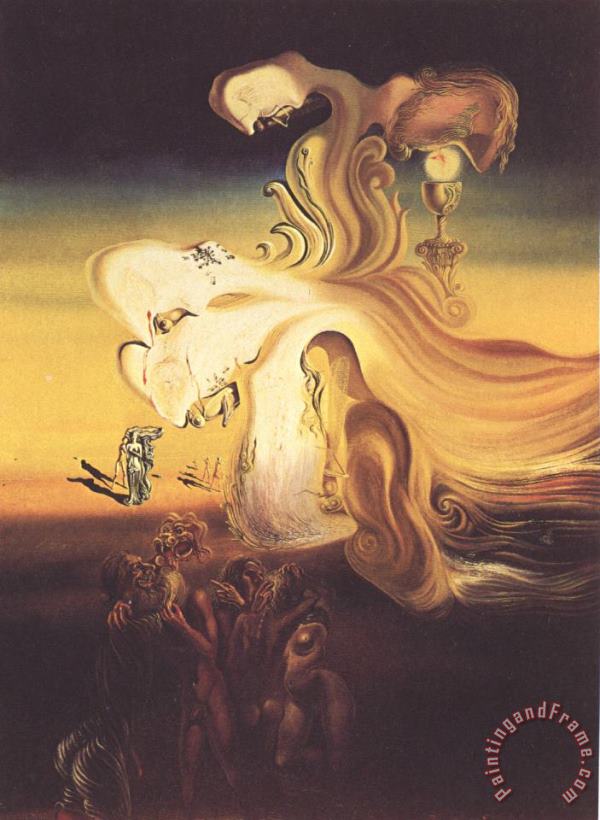 Profanation of The Host painting - Salvador Dali Profanation of The Host Art Print
