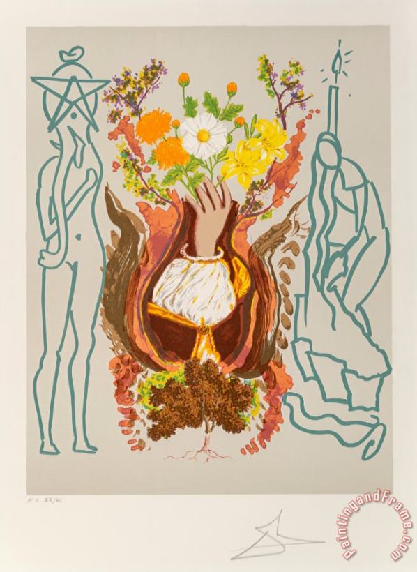 Salvador Dali Renaissance, 1978 Art Painting