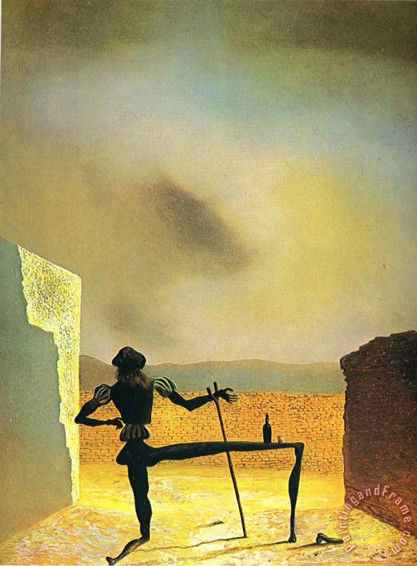The Ghost of Vermeer Van Delft Which Can Be Used As a Table painting - Salvador Dali The Ghost of Vermeer Van Delft Which Can Be Used As a Table Art Print