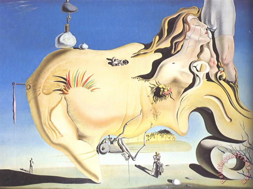 Salvador Dali The Great Masturbator 1929 Art Print