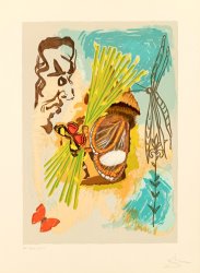 Salvador Dali The Overseer, From Ivanhoe, 1978