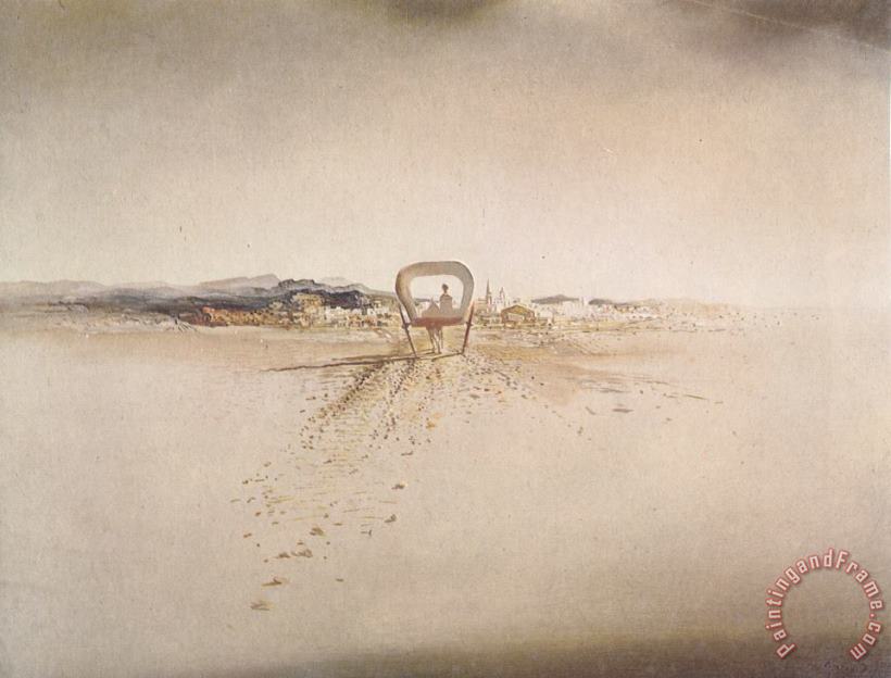Salvador Dali The Phantom Wagon Art Painting