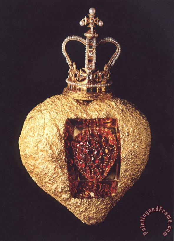 Salvador Dali The Royal Heart Art Painting
