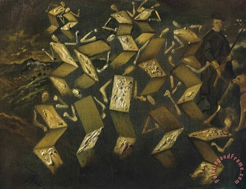 Salvador Dali Twist Dans Le Studio De Velazquez, 1962 Art Painting