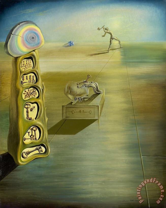 Untitled (surrealist Composition), 1930 painting - Salvador Dali Untitled (surrealist Composition), 1930 Art Print