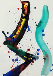 Sam Francis Drawing for Sculpture (sf65 010), 1965