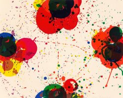 Sam Francis Red Again (sf 138), 1972