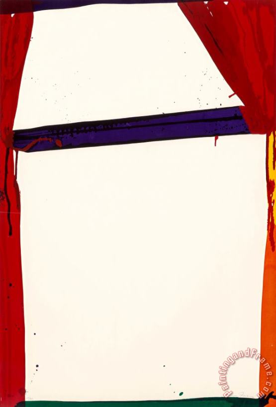 Untitled (sf 243), 1968 painting - Sam Francis Untitled (sf 243), 1968 Art Print