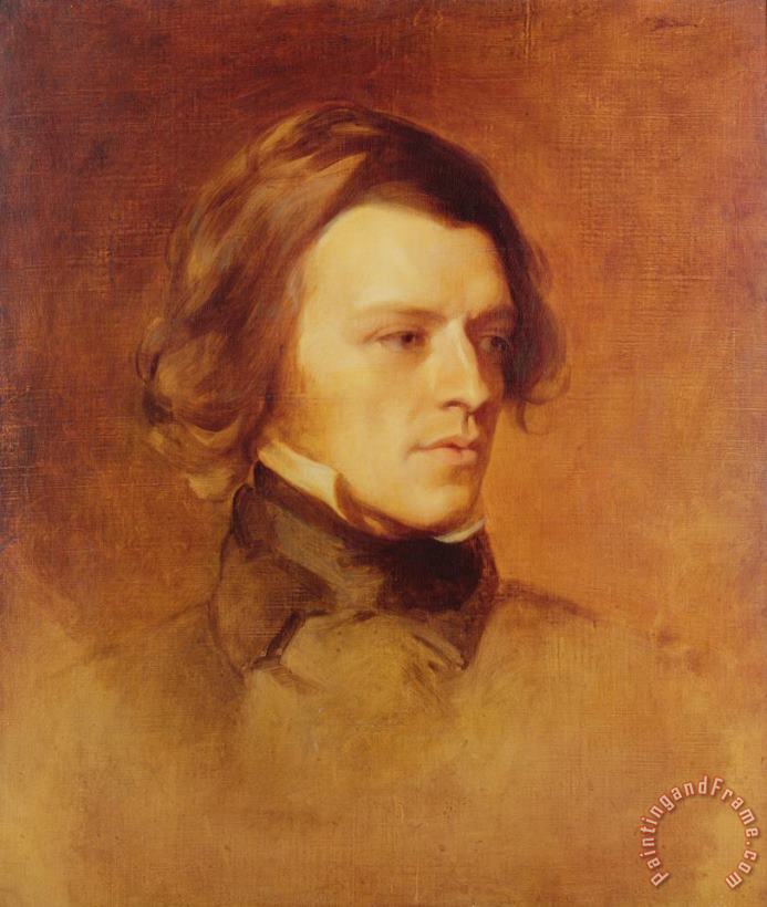 Samuel Laurence Portrait of Alfred Lord Tennyson Art Painting