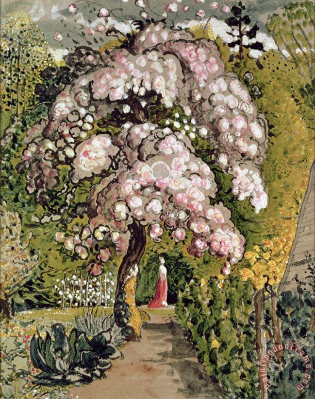 In a Shoreham Garden painting - Samuel Palmer In a Shoreham Garden Art Print