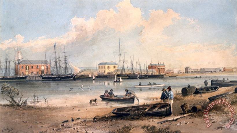 Samuel Thomas Gill Port Adelaide Art Print