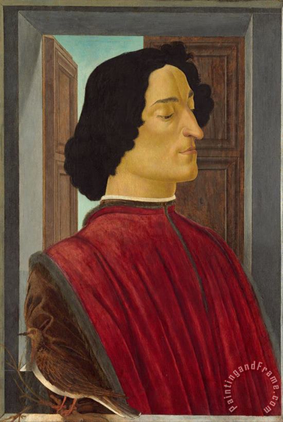 Sandro Botticelli Giuliano De Medici Art Painting