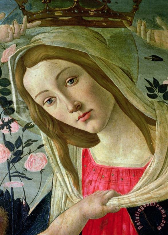 Sandro Botticelli Madonna and Child Crowned by Angels Art Painting