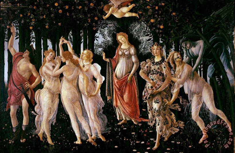 Primavera painting - Sandro Botticelli Primavera Art Print