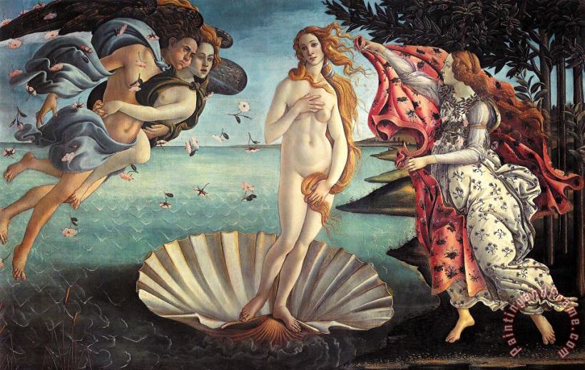 The Birth Of Venus painting - Sandro Botticelli The Birth Of Venus Art Print