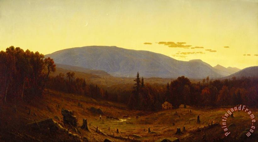 Hunter Mountain, Twilight painting - Sanford Robinson Gifford Hunter Mountain, Twilight Art Print