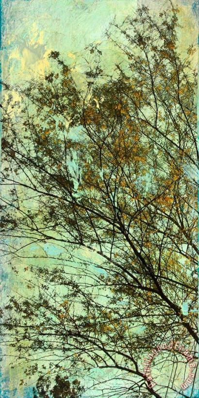 Abstracted Trees III painting - Sara Abbott Abstracted Trees III Art Print