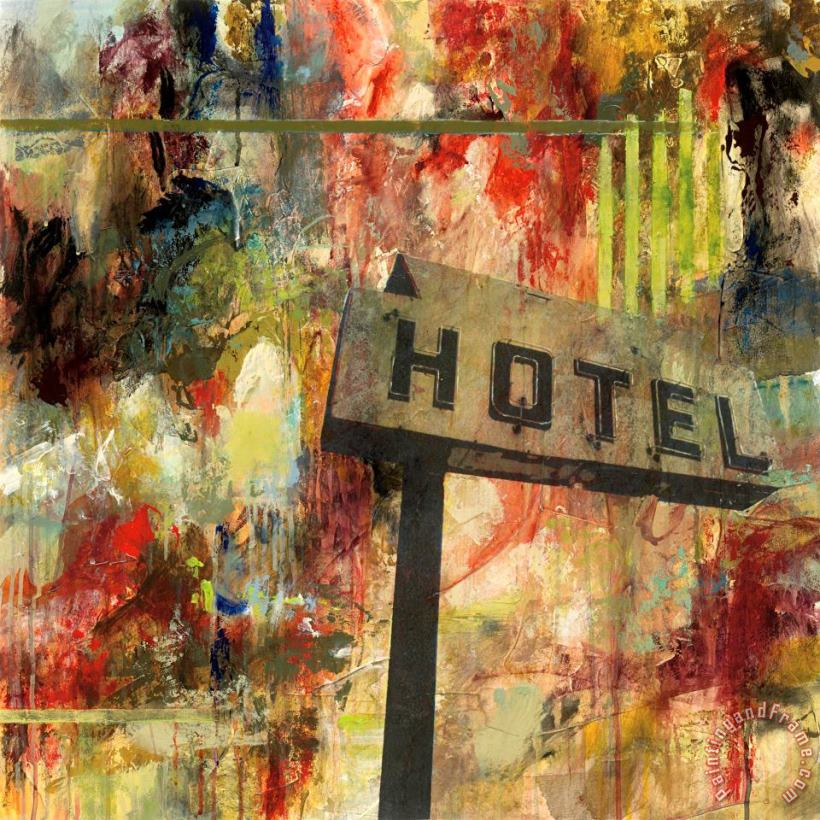 Out of Town II painting - Sara Abbott Out of Town II Art Print