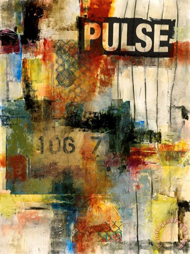Pulse I painting - Sara Abbott Pulse I Art Print