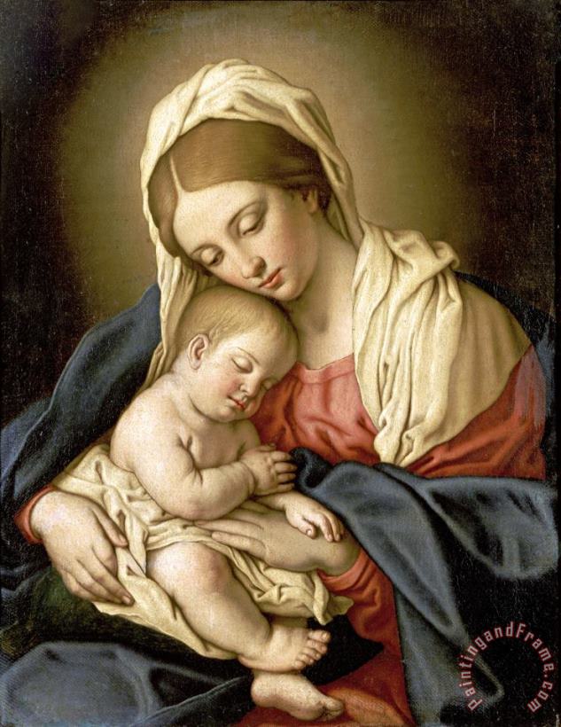 Sassoferrato The Madonna And Child Art Painting