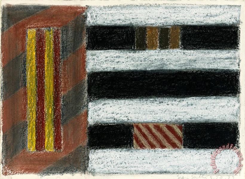 Untitled painting - Sean Scully Untitled Art Print