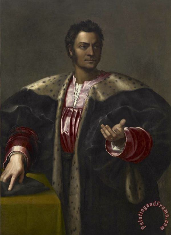 Sebastiano del Piombo Anton Francesco Degli Abizzi Art Print