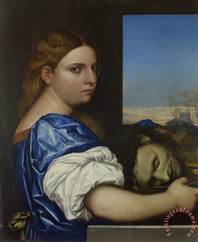 The Daughter Of Herodias painting - Sebastiano del Piombo The Daughter Of Herodias Art Print
