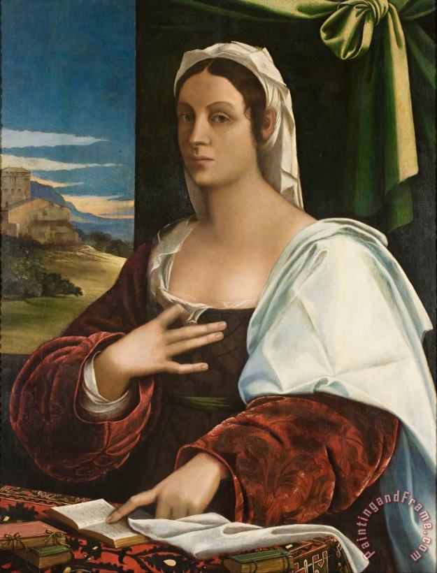 Sebastiano del Piombo Vittoria Colonna Art Painting