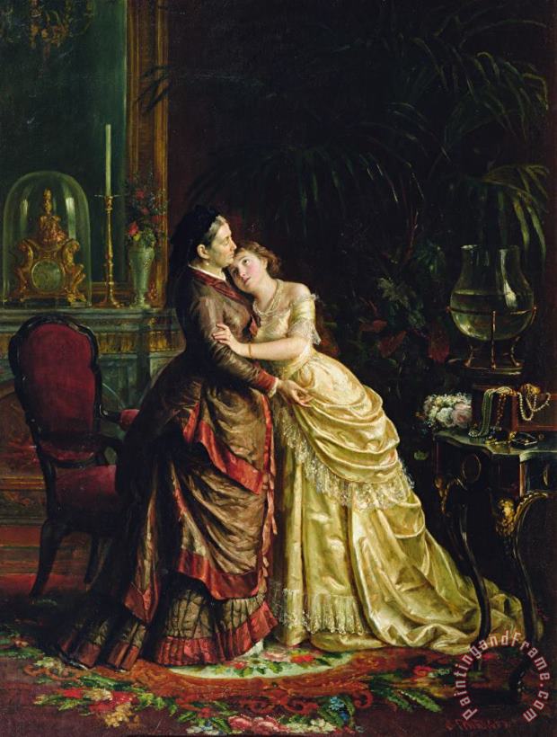 Sergei Ivanovich Gribkov Before the Marriage Art Painting