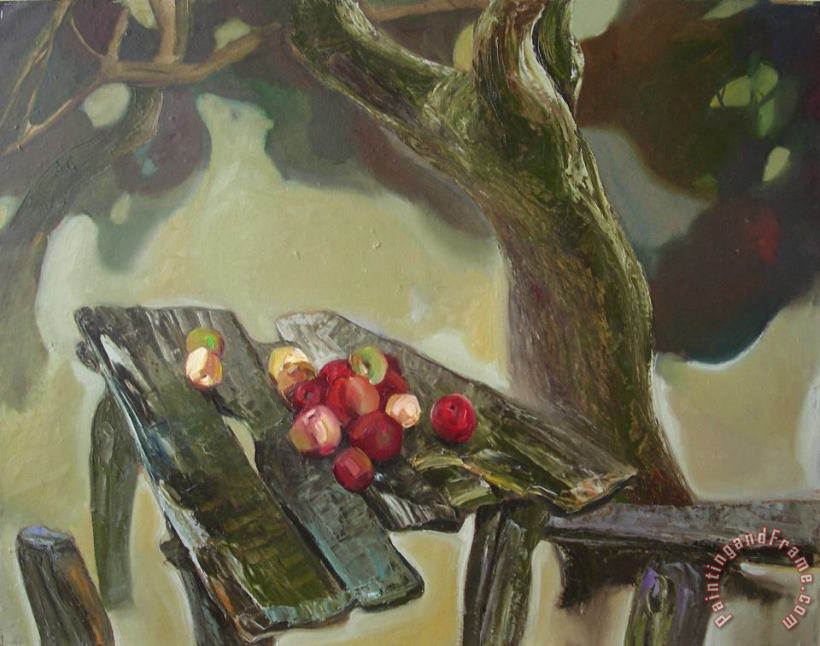 Sergey Ignatenko Fallen apples Art Painting
