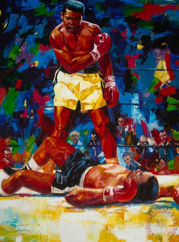 Muhammad Ali painting - Sergey Ignatenko Muhammad Ali Art Print