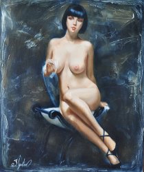 Sergey Ignatenko - The french model painting