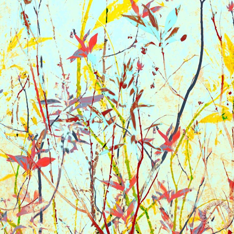 Radiant Foliage I painting - Sia Aryai Radiant Foliage I Art Print