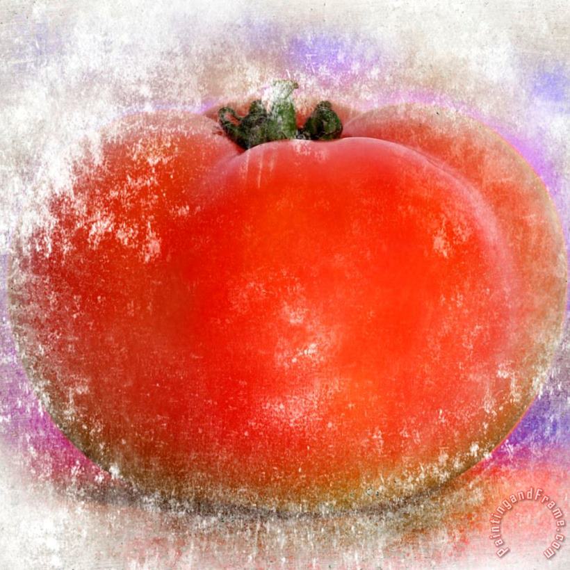 Tomato painting - Sia Aryai Tomato Art Print