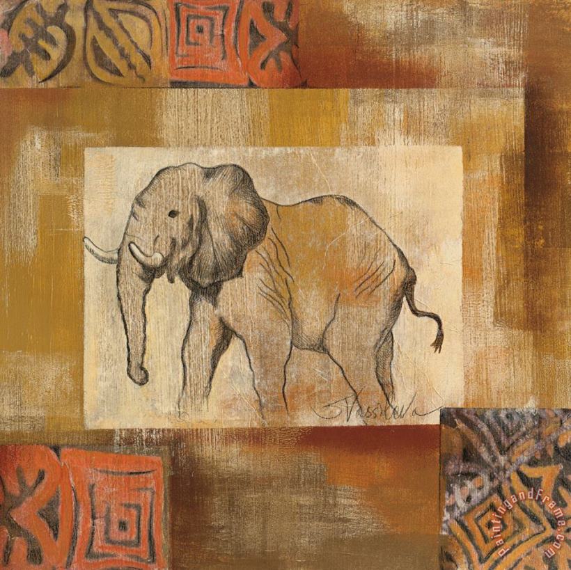 Silvia Vassileva African Animal Iv Art Painting