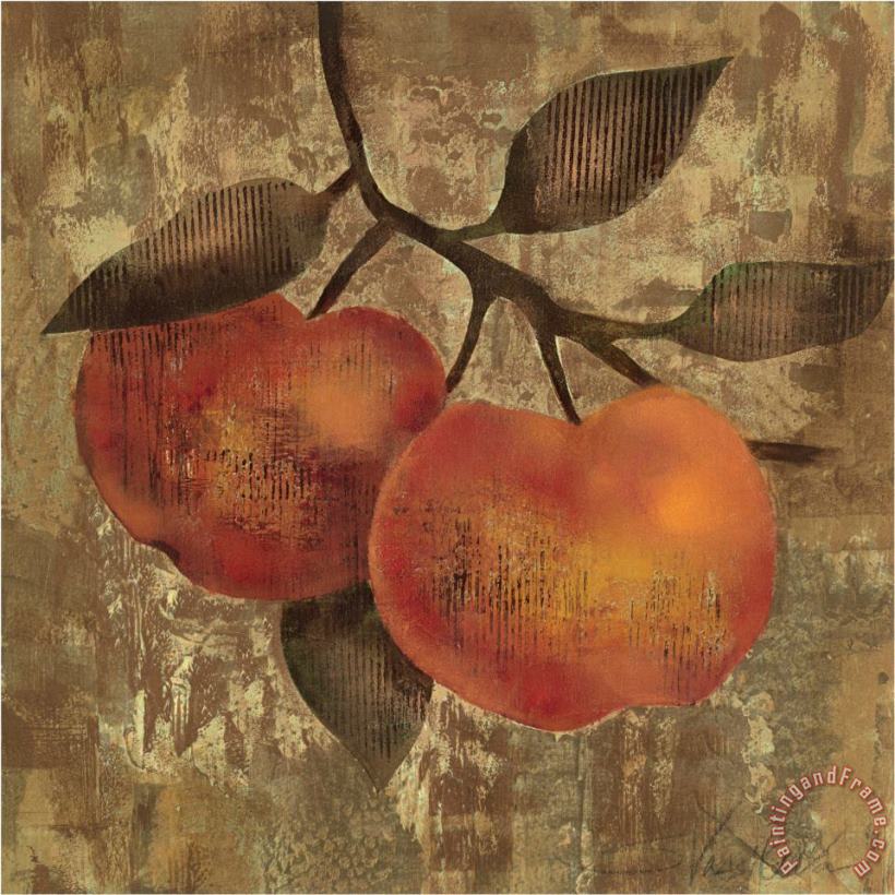 Apple painting - Silvia Vassileva Apple Art Print